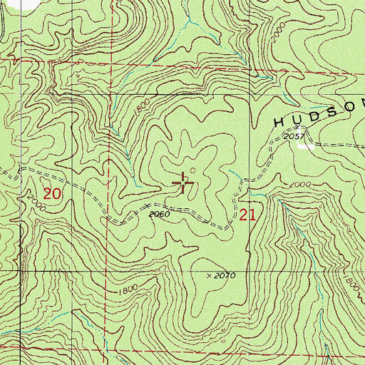 Topographic Map of Macedonia School, AR