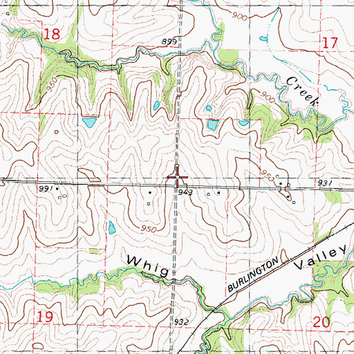 Topographic Map of Rising Sun School (historical), MO
