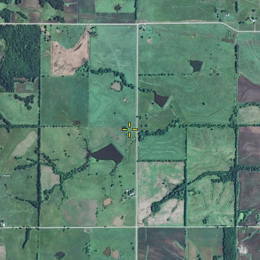 Aerial/Satellite Image of Round Grove School, MO
