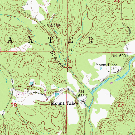 Topographic Map of McElrath Creek, AR