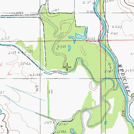 Topographic Map of Sapp Branch, MO