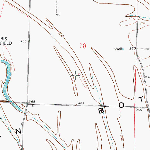 Topographic Map of McLean Bottom, AR