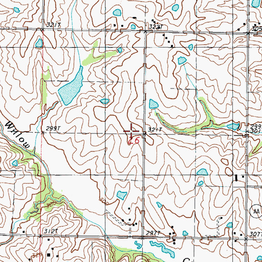 Topographic Map of Shepherd School (historical), MO