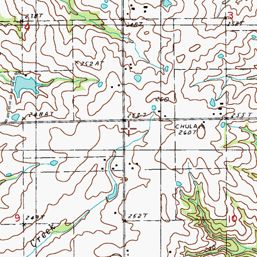 Topographic Map of Smith School (historical), MO