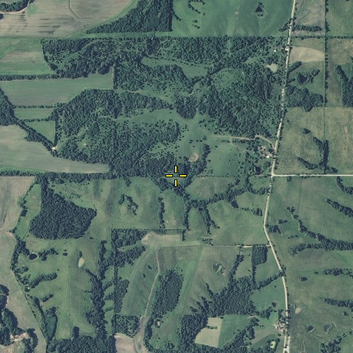 Aerial/Satellite Image of Spencer School (historical), MO