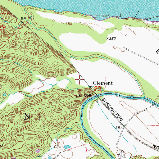 Topographic Map of Staples Hollow, MO