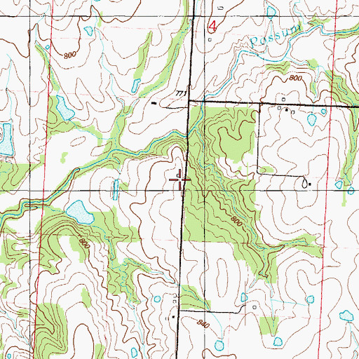 Topographic Map of Star School (historical), MO