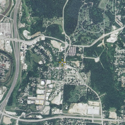 Aerial/Satellite Image of Stark School, MO
