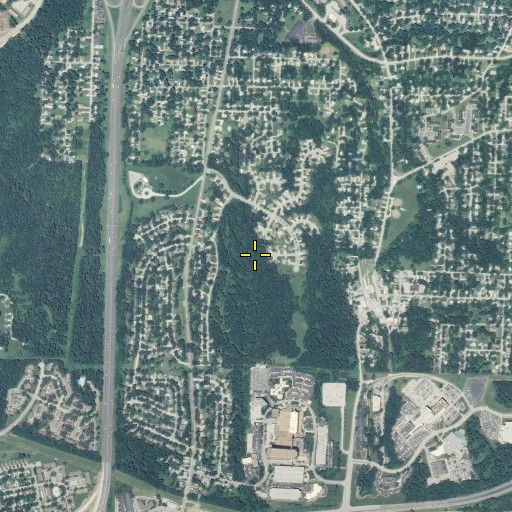 Aerial/Satellite Image of Sunset Park, MO
