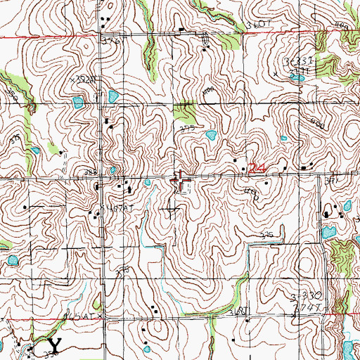 Topographic Map of Sycamore Church (historical), MO