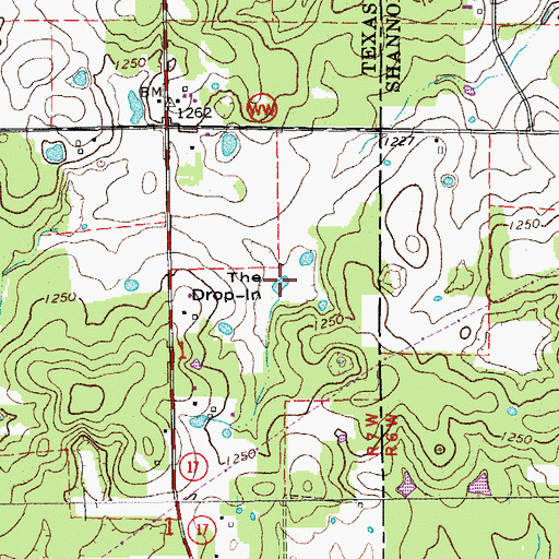 Topographic Map of The Drop-in, MO