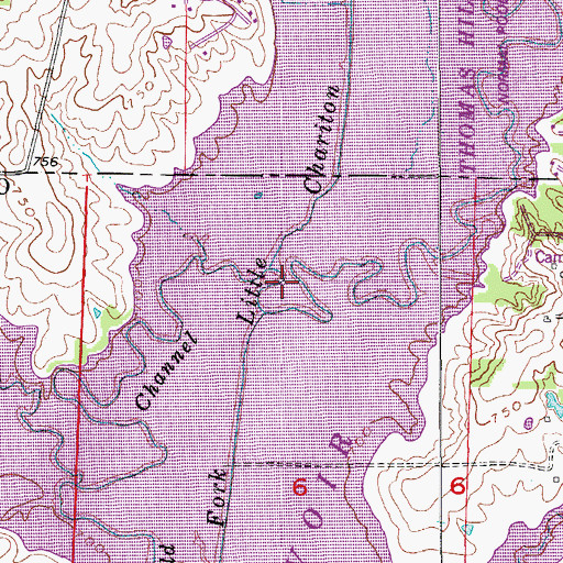 Topographic Map of Thomas Hill Reservoir, MO