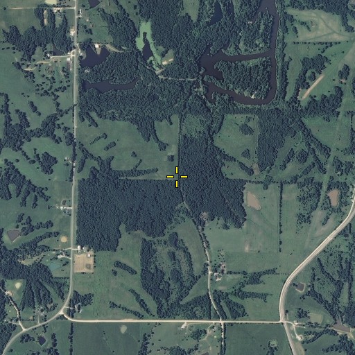 Aerial/Satellite Image of Thurman School, MO