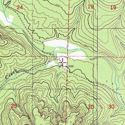 Topographic Map of Mount Pleasant School, AR