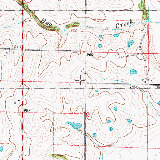 Topographic Map of Triumph School (historical), MO