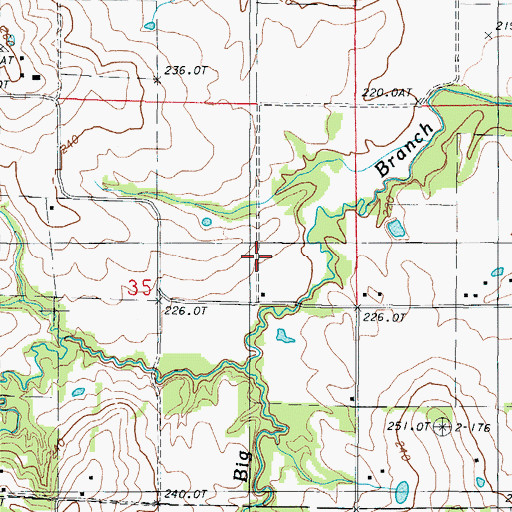 Topographic Map of Trotter School, MO