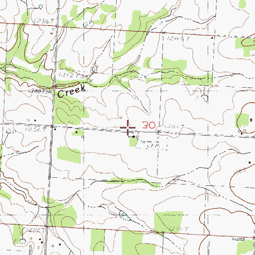 Topographic Map of Union Church, MO