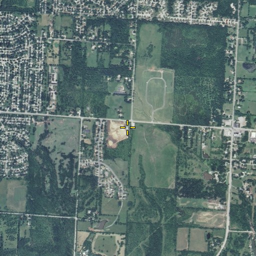Aerial/Satellite Image of Union Point School, MO