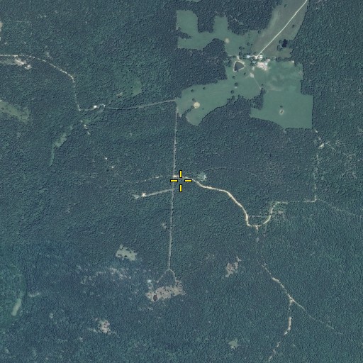 Aerial/Satellite Image of Upper Hepsida Church, MO
