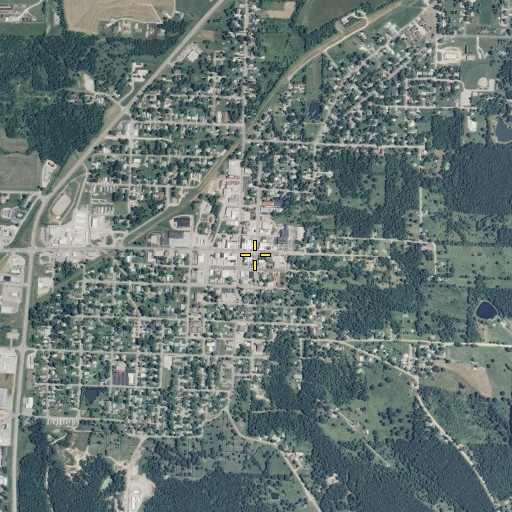 Aerial/Satellite Image of Versailles, MO