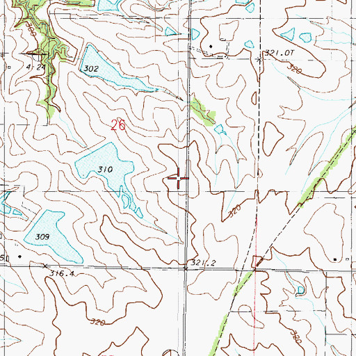 Topographic Map of Victory School (historical), MO