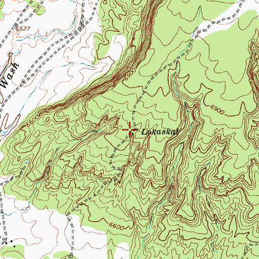 Topographic Map of Lokasakal Spring, AZ