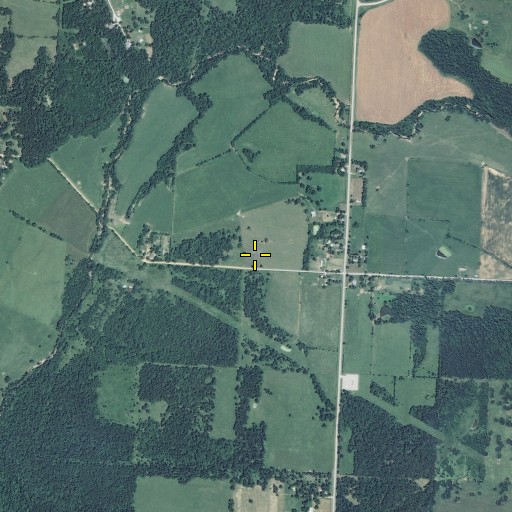 Aerial/Satellite Image of Wanda Cemetery, MO