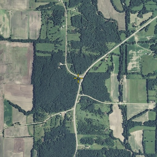 Aerial/Satellite Image of West High Point School, MO