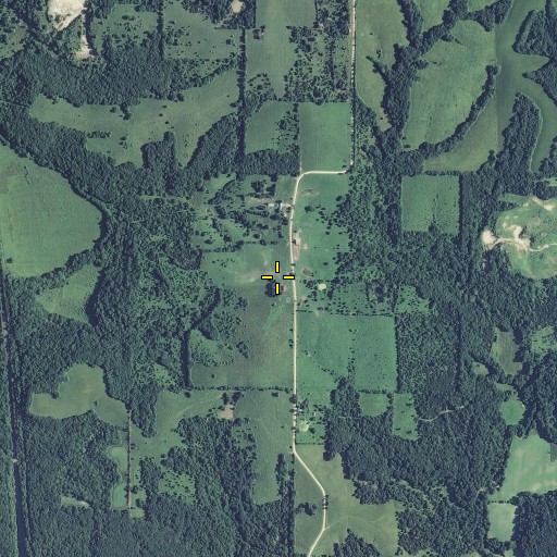 Aerial/Satellite Image of West Pine School, MO