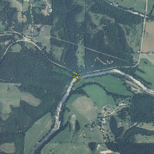 Aerial/Satellite Image of Wheeler Branch, MO