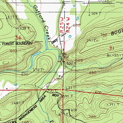 Topographic Map of Norris Hollow, AR
