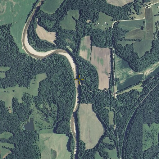 Aerial/Satellite Image of Wildcat Creek, MO