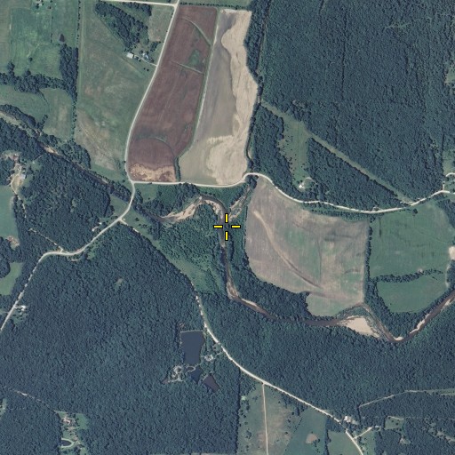Aerial/Satellite Image of Williams Creek, MO