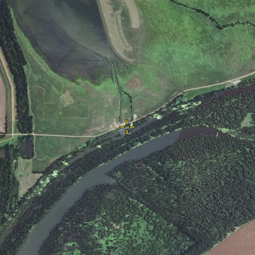 Aerial/Satellite Image of Wolf Bayou, MO