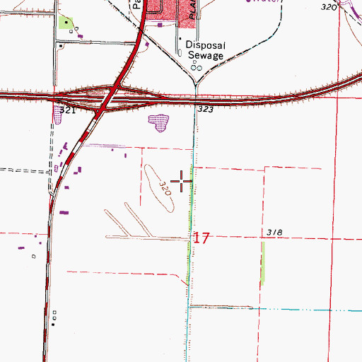 Topographic Map of Wolf Hole, MO