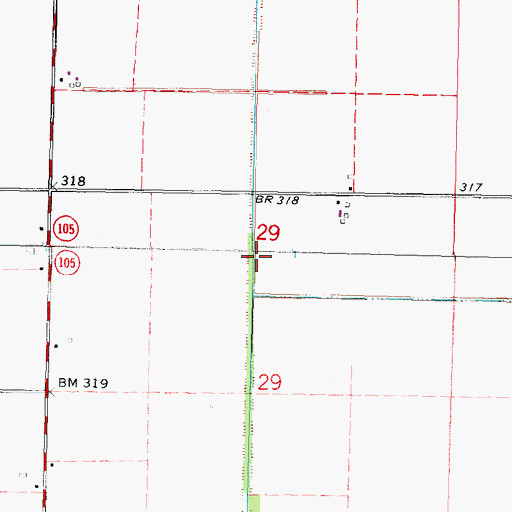 Topographic Map of Wolf Hole Lateral, MO