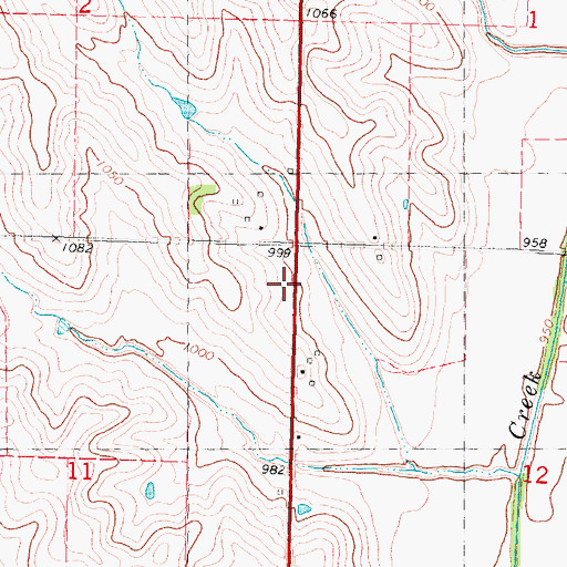 Topographic Map of Yale School (historical), MO