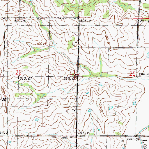 Topographic Map of Universal School, MO