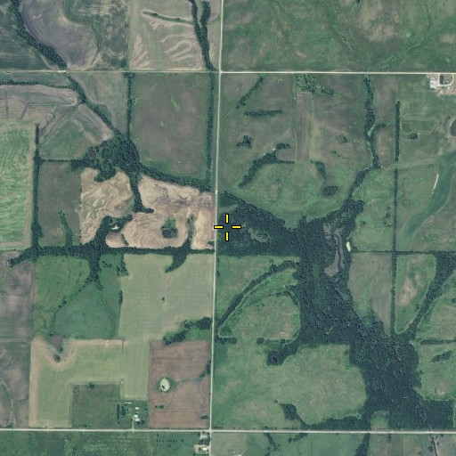 Aerial/Satellite Image of Waldo School, MO