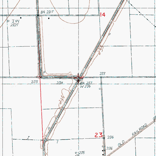 Topographic Map of Kinnemore Slough, AR