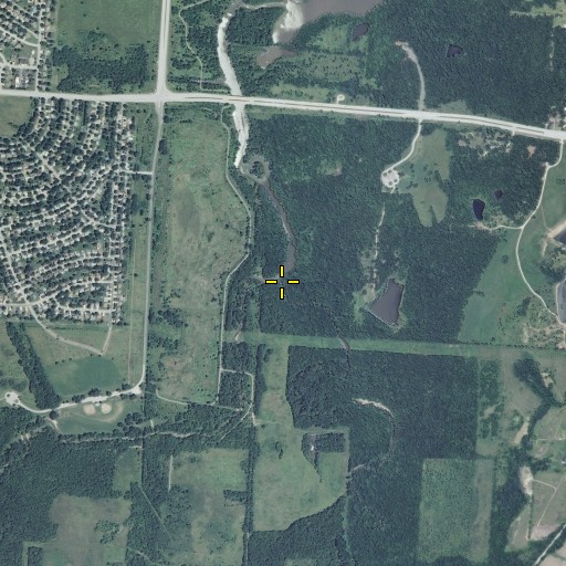 Aerial/Satellite Image of Lumpkins Fork, MO