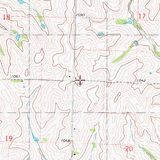Topographic Map of Morning Sun School (historical), MO