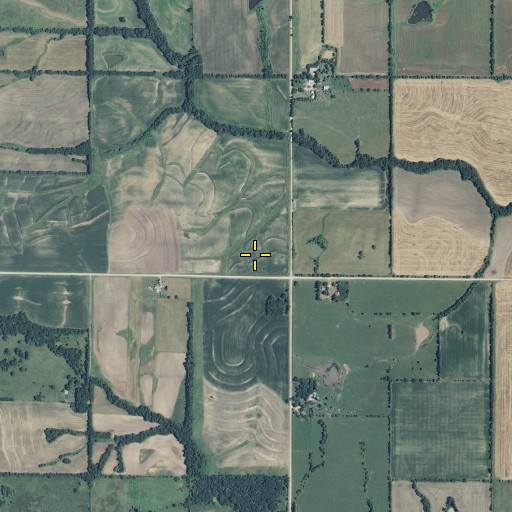 Aerial/Satellite Image of Victory School (historical), MO