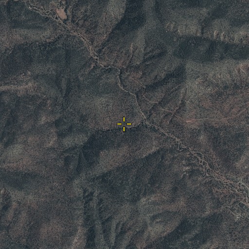Aerial/Satellite Image of Lone Pine Spring, AZ