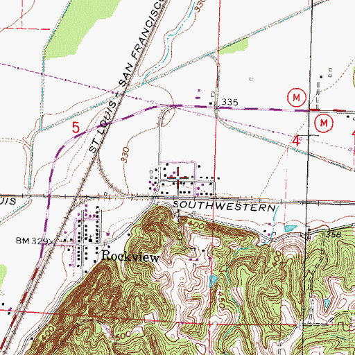 Topographic Map of Kagel, MO