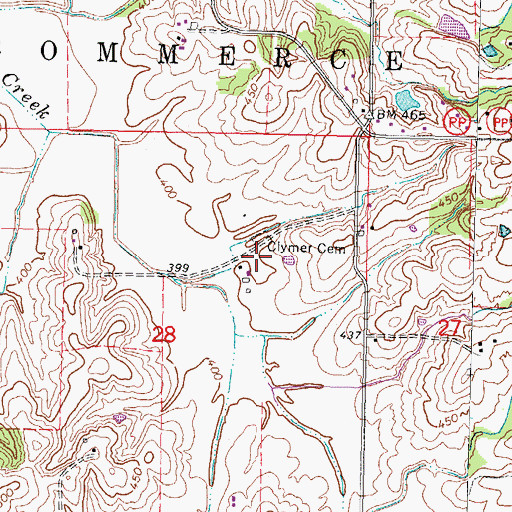 Topographic Map of Pleasant Hill Church (historical), MO