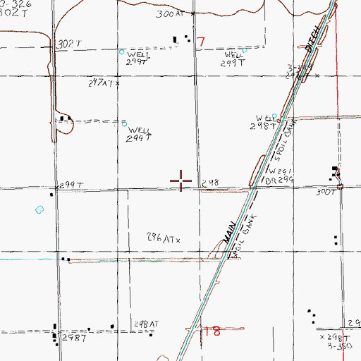 Topographic Map of Brady School (historical), MO