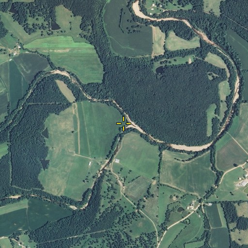 Aerial/Satellite Image of Barren Fork, MO