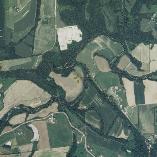 Aerial/Satellite Image of Bucklick Creek, MO