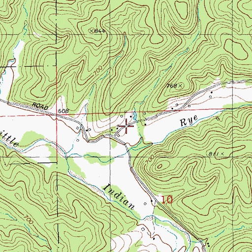 Topographic Map of Henson School, MO